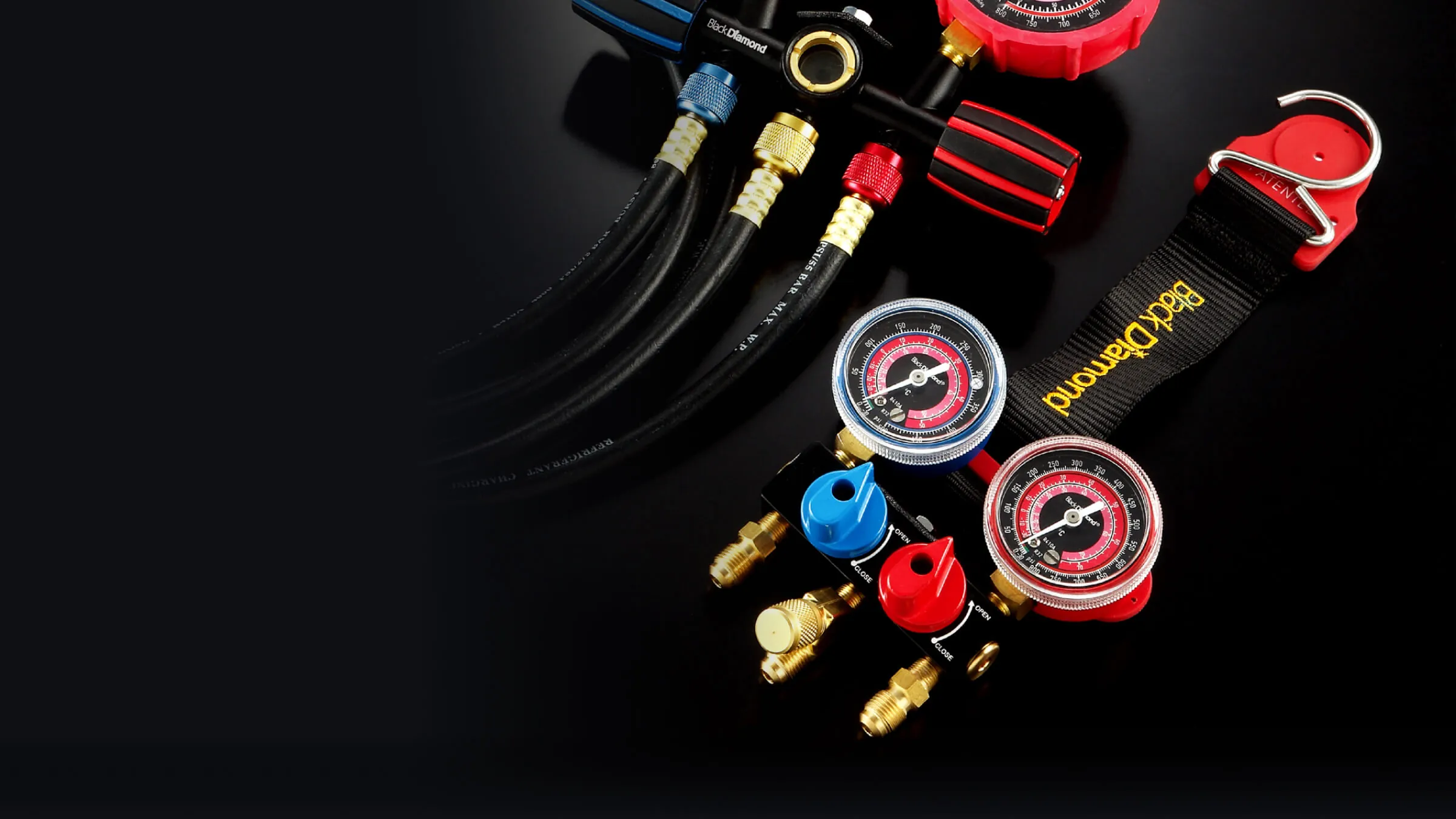 Ball Valve Manifold Gauge